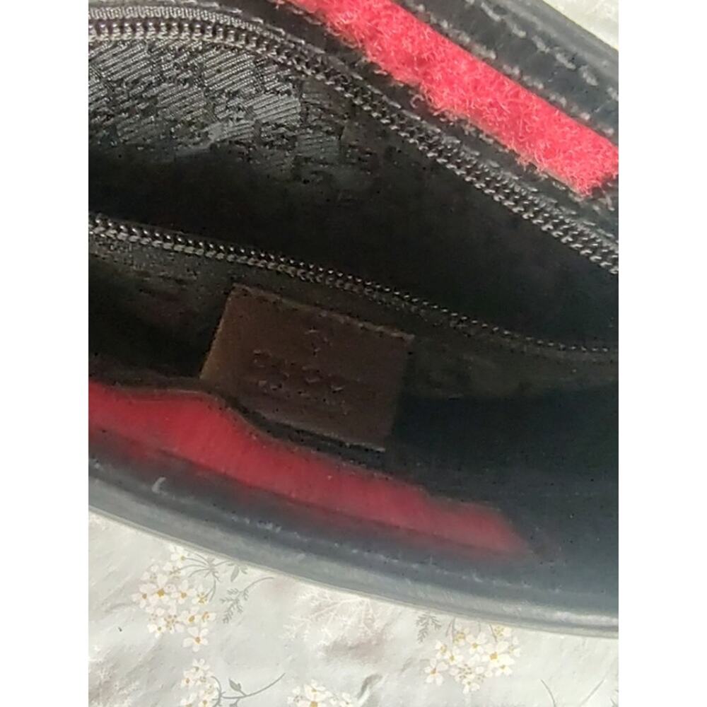 Gucci vintage canvas leather crossbody messenger bag EUC - Picture 5 of 8